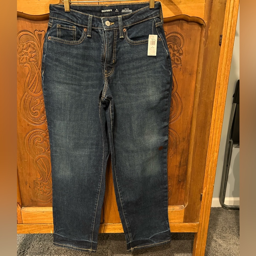 Old Navy Dark Wash Straight Jeans